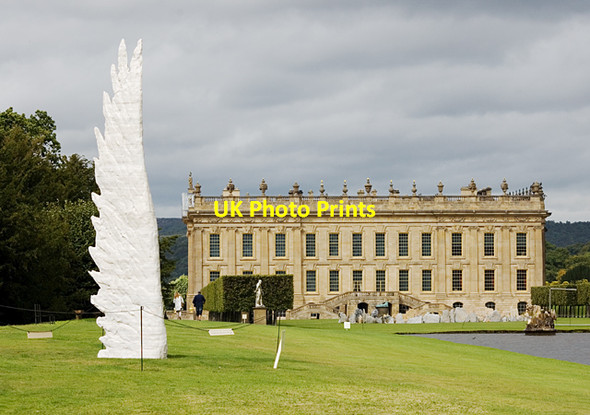 Photo 6"x4" Sculpture at Chatsworth House Edensor c2014