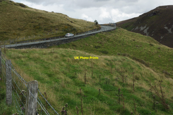 Photo 6"x4" Heading up the B4391 Llan Ffestiniog c2014
