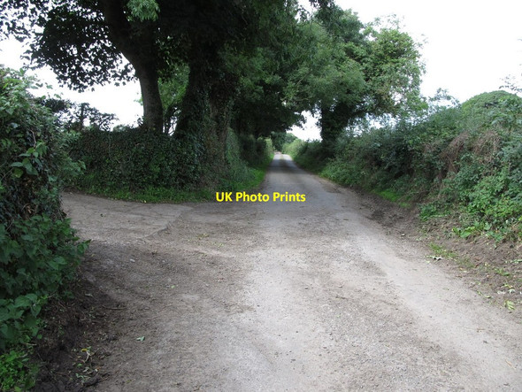 Photo 6"x4" Access road from Ballysallagh Road to Dillon House Farm Bishops Court\/J5642 c2014