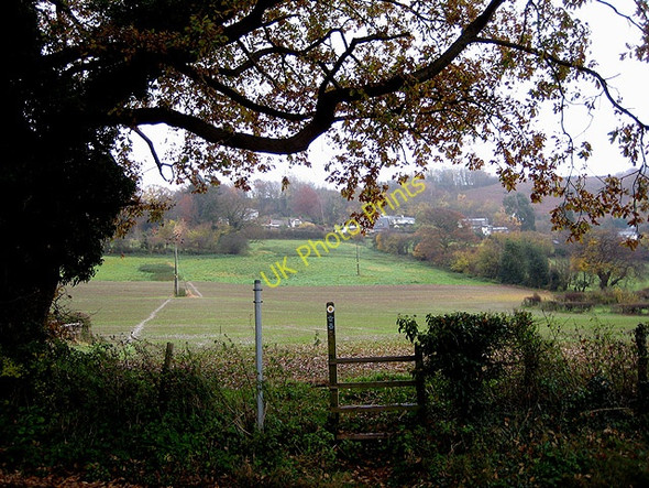 Photo 6"x4" Hillside footpath, Goodrich Goodrich c2008