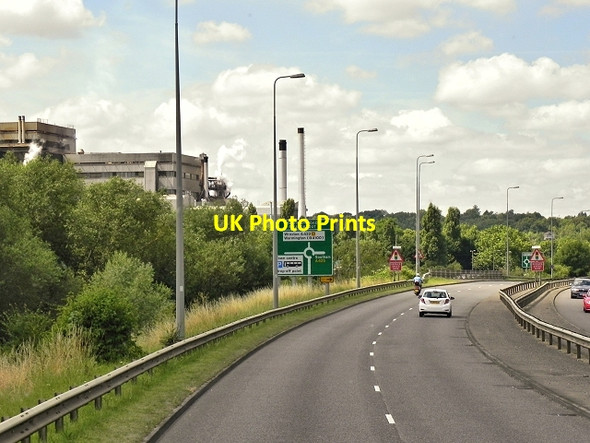 Photo 6"x4" Banbury, Hennef Way Banbury\/SP4540 c2014