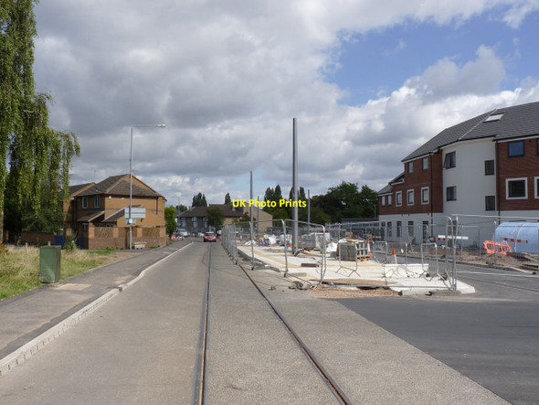 Photo 6"x4" Middle Street tram stop Beeston\/SK5236 c2014