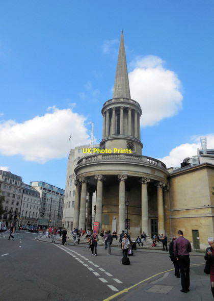 Photo 6"x4" All Souls Langham Place Westminster c2014