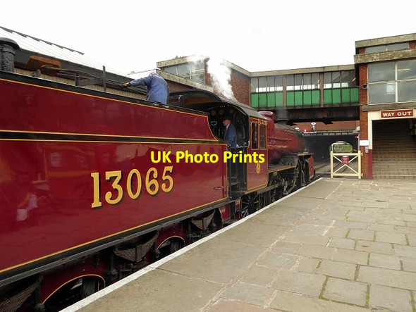 Photo 6"x4" LMS Hughes Crab 13065 at Bury, Bolton Street Bury\/SD8010 c2014