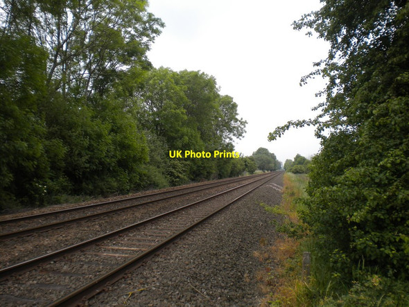 Photo 6"x4" Railway line east of Thurgarton Bleasby\/SK7149 c2014