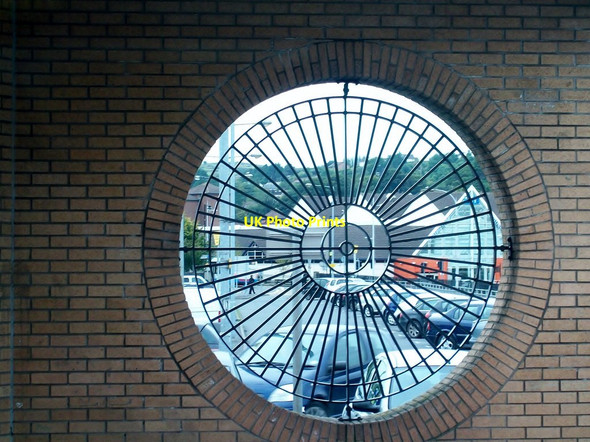 Photo 6"x4" Grilled aperture at Newry's Ulsterbus Station Newry c2014