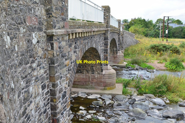 Photo 6"x4" Bridge over the Bowmont Water Kirk Yetholm c2014