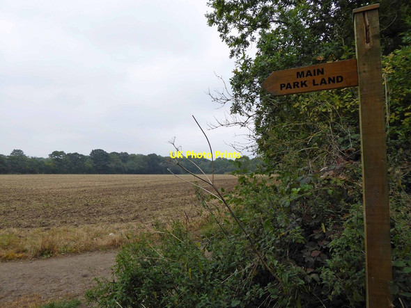 Photo 6"x4" Weelsby woods signpost Cleethorpes c2014