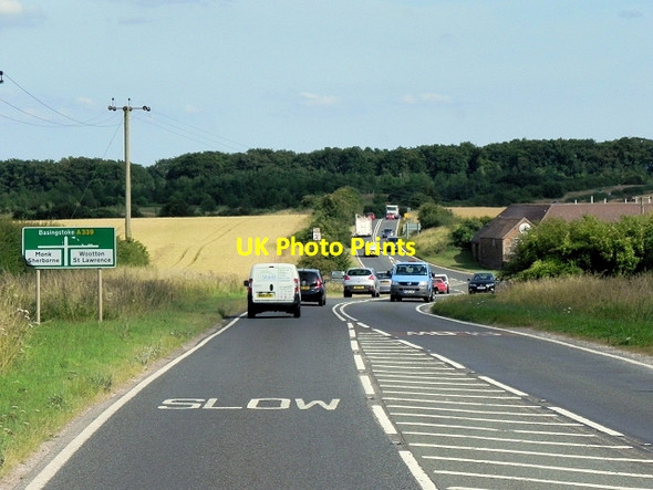 Photo 6"x4" Kingsclere Road (A339) Wootton St Lawrence c2014