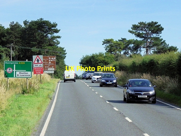 Photo 6"x4" A339 (Kingsclere Road) near Wootton St Lawrence Wootton St Lawrence c2014