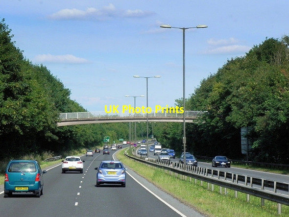 Photo 6"x4" Footbridge over Basingstoke Ringway North Basingstoke c2014