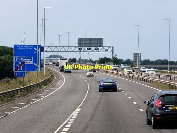 Photo 6"x4" Approaching Portsmouth via the M275 Portsmouth\/SU6501 c2014