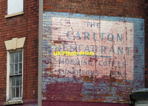 Photo 6"x4" Ghost sign, Lombard Street, Newark-on-Trent Newark-on-Trent c2012
