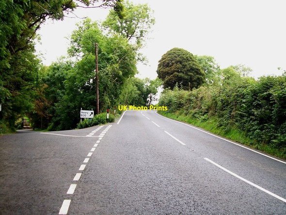 Photo 6"x4" The Drumalt junction on the Newry Road (B30) north of Silverbridge Creggan\/H9316 c2014