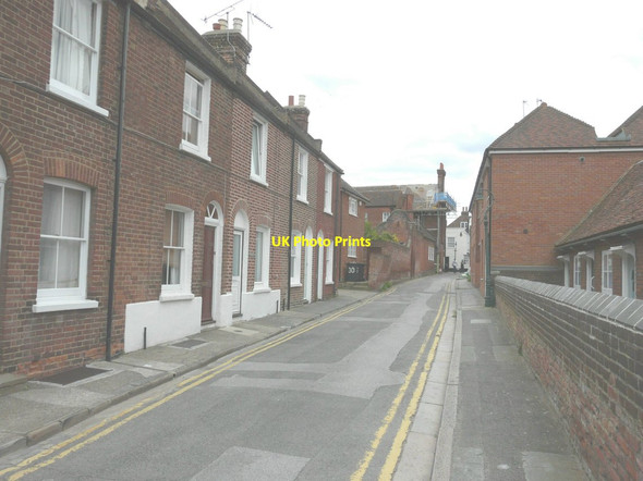 Photo 6"x4" Looking east-southeast along Hospital Lane Canterbury\/TR1457 c2014
