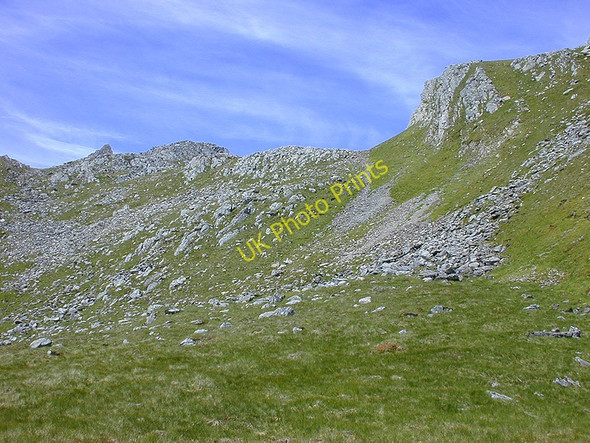 Photo 6"x4" The Bealach nan Spainteach Sg\u00f9rr na Ciste Duibhe c2005