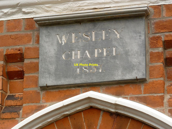 Photo 6"x4" Datestone, Rampton Methodist Chapel Rampton\/SK7978 c2014