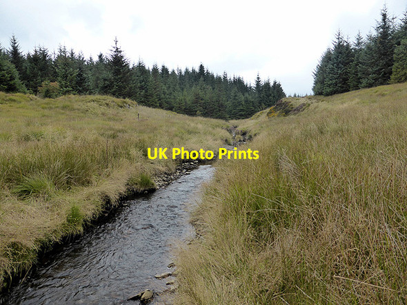Photo 6"x4" Afon Llechwydd-mawr near Bryn Glas Afon Llechwedd-mawr c2014