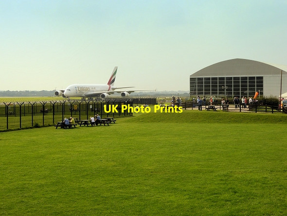 Photo 6"x4" Runway Visitor Park at Manchester Airport Thorns Green c2014
