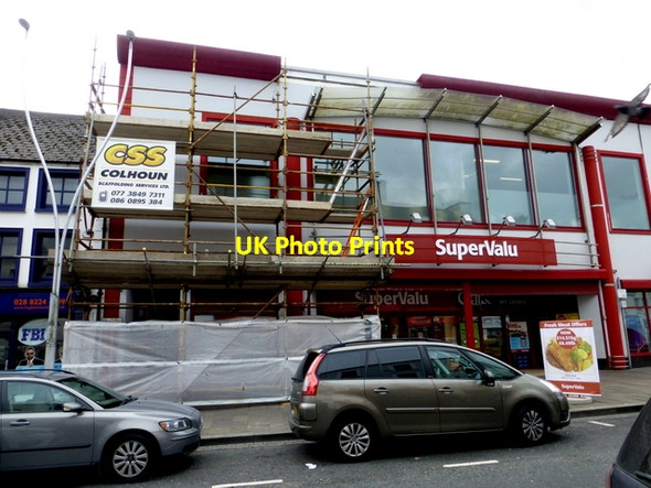 Photo 6"x4" Scaffolding, Supervalu Omagh Omagh c2014