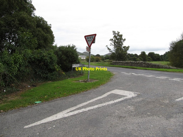 Photo 6"x4" The junction of Ballinasack Road and Tullymacreeve Road at Ballnasack Bridge Forkhill c2014