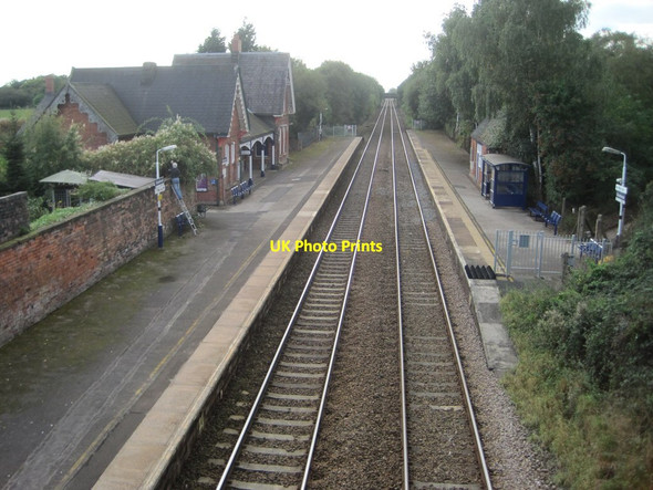Photo 6"x4" Glazebrook railway station, Warrington Glazebrook c2013