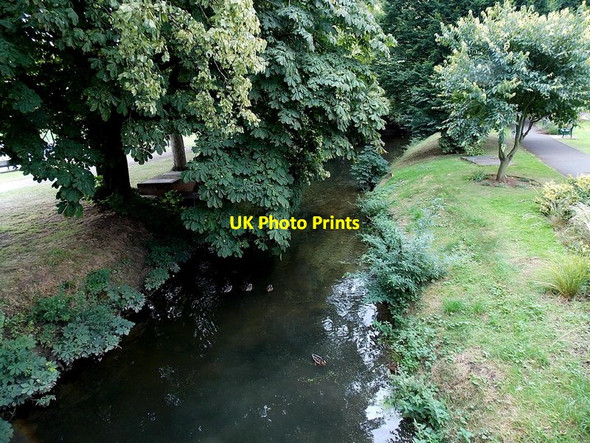 Photo 6"x4" Ducks on the Eye in Melton Mowbray Melton Mowbray c2014