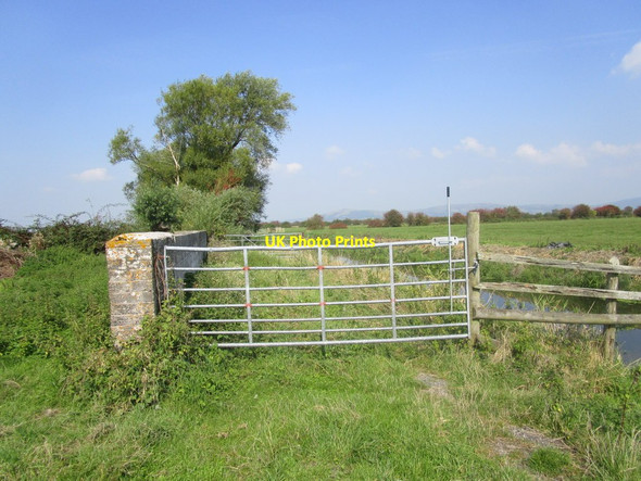 Photo 6"x4" The end of the bridleway from Mark Vole c2014