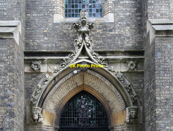 Photo 6"x4" All Saints, Upper Norwood - West doorway Penge c2014