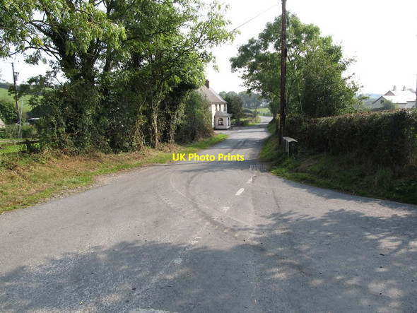 Photo 6"x4" The junction of Drumlougher Road and Kiltybane Road north of Crossmaglen Cullyhanna c2014