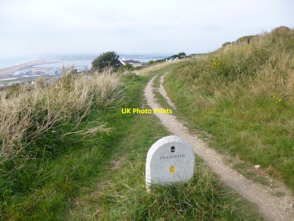 Photo 6"x4" Fortuneswell, marker Fortuneswell c2014