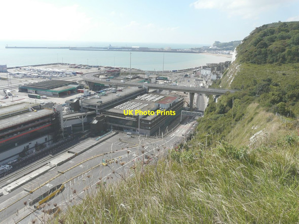 Photo 6"x4" View of the Eastern Docks, Dover Dover\/TR3141 c2014