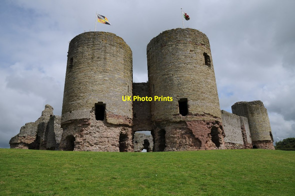 Photo 6"x4" Rhuddlan Castle Pen-y-ffordd\/SJ0278 c2014