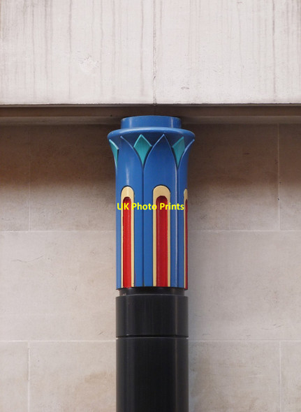 Photo 6"x4" Postmodern detail, Sainsbury Wing, National Gallery Westminster c2014