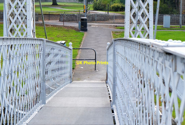 Photo 6"x4" Newly resurfaced footbridge, Peebles Peebles\/NT2540 c2014