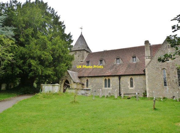 Photo 6"x4" The church of St. Mary the Virgin, Fittleworth Churchwood c2014