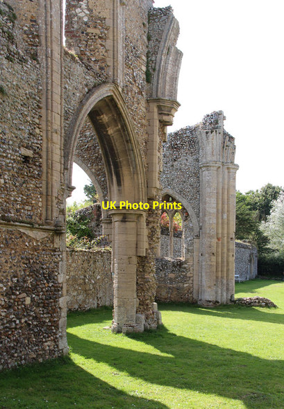 Photo 6"x4" Creake Abbey, North Creake - ruin North Creake c2014 P6