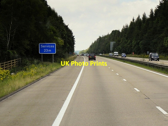 Photo 6"x4" Northbound M3, Micheldever Wood Micheldever c2014