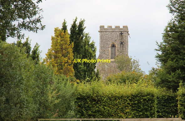 Photo 6"x4" The Old Vicarage Gardens, East Ruston - East Ruston Church Happisburgh Common c2014