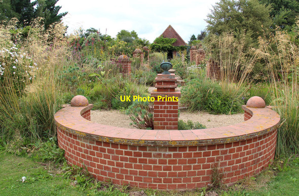 Photo 6"x4" The Old Vicarage Gardens, East Ruston - Seat Happisburgh Common c2014