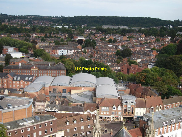 Photo 6"x4" Looking from Worcester Cathedral Worcester c2014