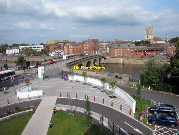 Photo 6"x4" Worcester Bridge Worcester c2014