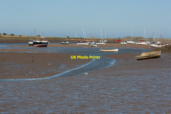 Photo 6"x4" Tide out at Brancaster Staithe Brancaster Staithe c2014