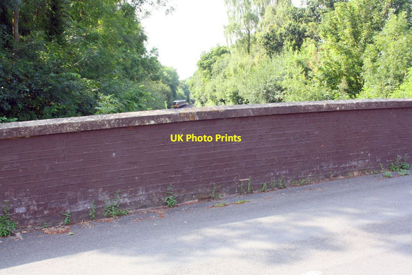Photo 6"x4" Northwestern parapet of Mays Lane railway bridge Whiteknights c2014