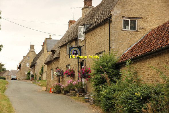 Photo 6"x4" The King's Head Wadenhoe c2014