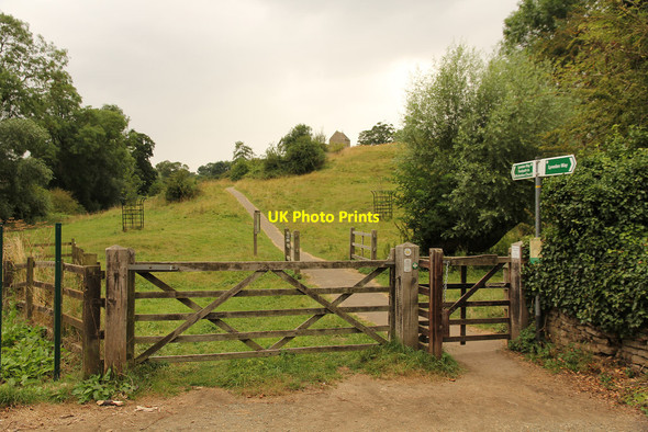 Photo 6"x4" Church path gate Wadenhoe c2014