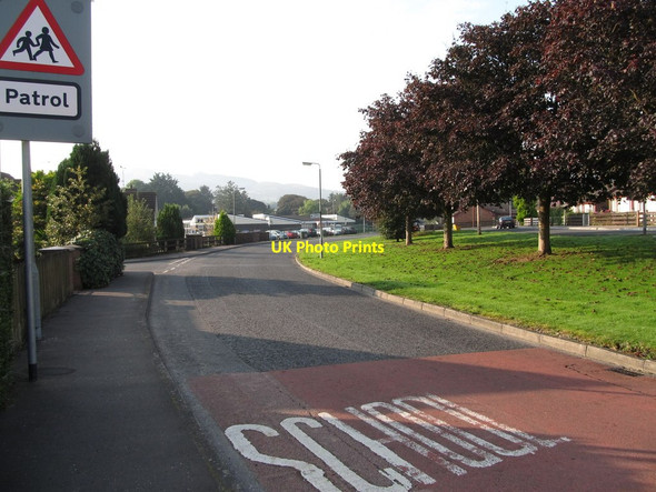 Photo 6"x4" Approaching St Mary's Primary School along Maphoner Road Forkhill c2014
