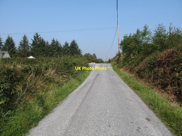 Photo 6"x4" View north-northwest along Annaghmare Road Crossmaglen c2014