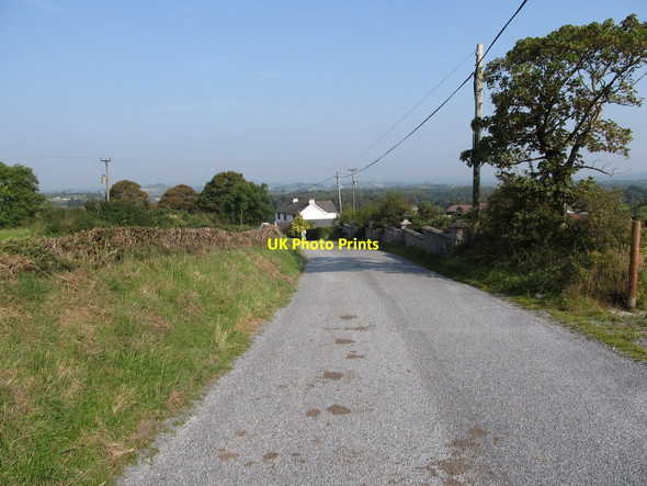 Photo 6"x4" Annaghmare Road descending northwards Crossmaglen c2014