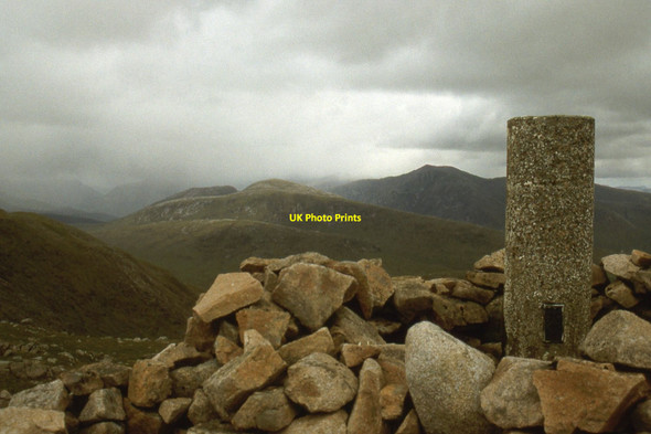 Photo 6"x4" Summit Trig Pillar on Creach Bheinn Creach Bheinn\/NN0242 c1998